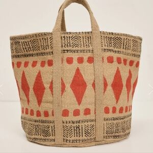 Velvet By Graham & Spencer Kadi Basket Tote Jute Sold Out Cleo Wade Collab